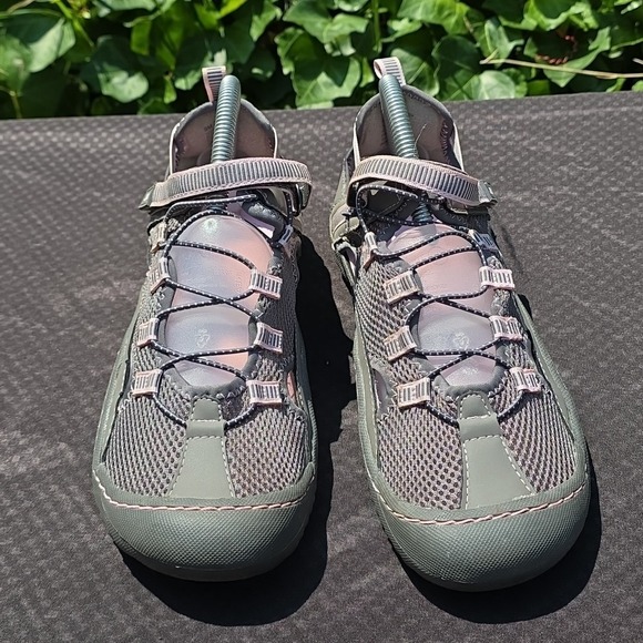 jbu by jambu women's‎ 9 Water Sandals Grey Adjustable Strap Drawstring Outdoor - Picture 3 of 9